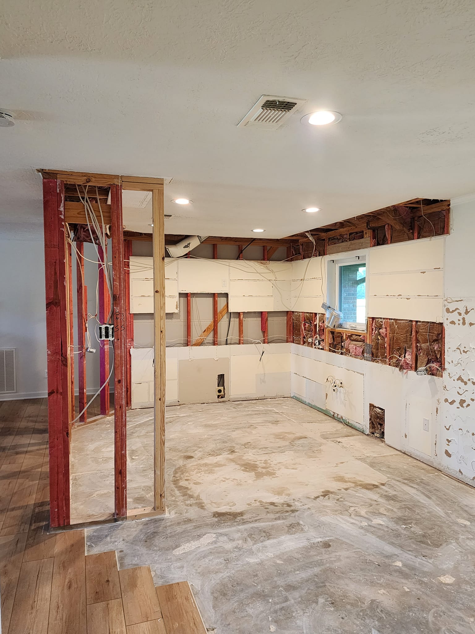 Electrical and plumbing service work